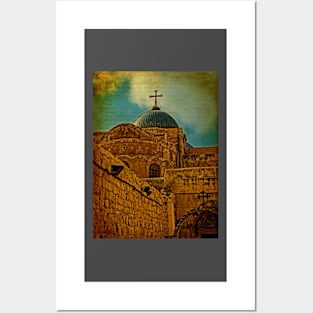 The Church of the Holy Sepulchre, Jerusalem, Israel Posters and Art